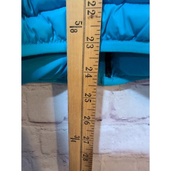 Turbine SPS Self Pack System Down Jacket Women’s Large Teal Lightweight Packable - Picture 8 of 13